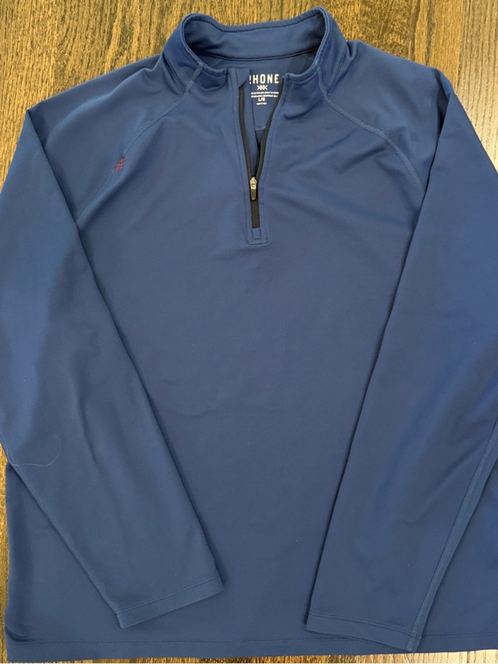 Men’s RHONE Navy Half-Zip Performance Pullover - Picture 4 of 7